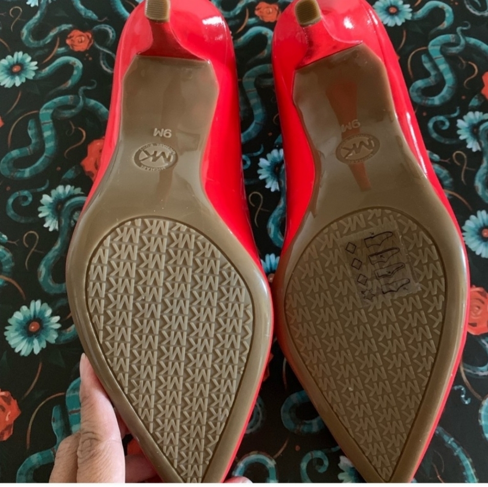 michael kors red heels